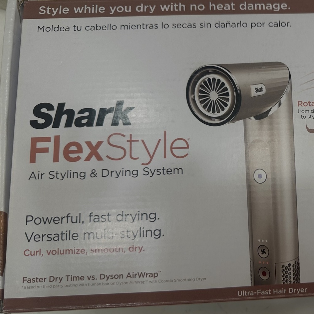 Shark FlexStyle Hair Dryer Gold.l don’t use it because I have a different brand.